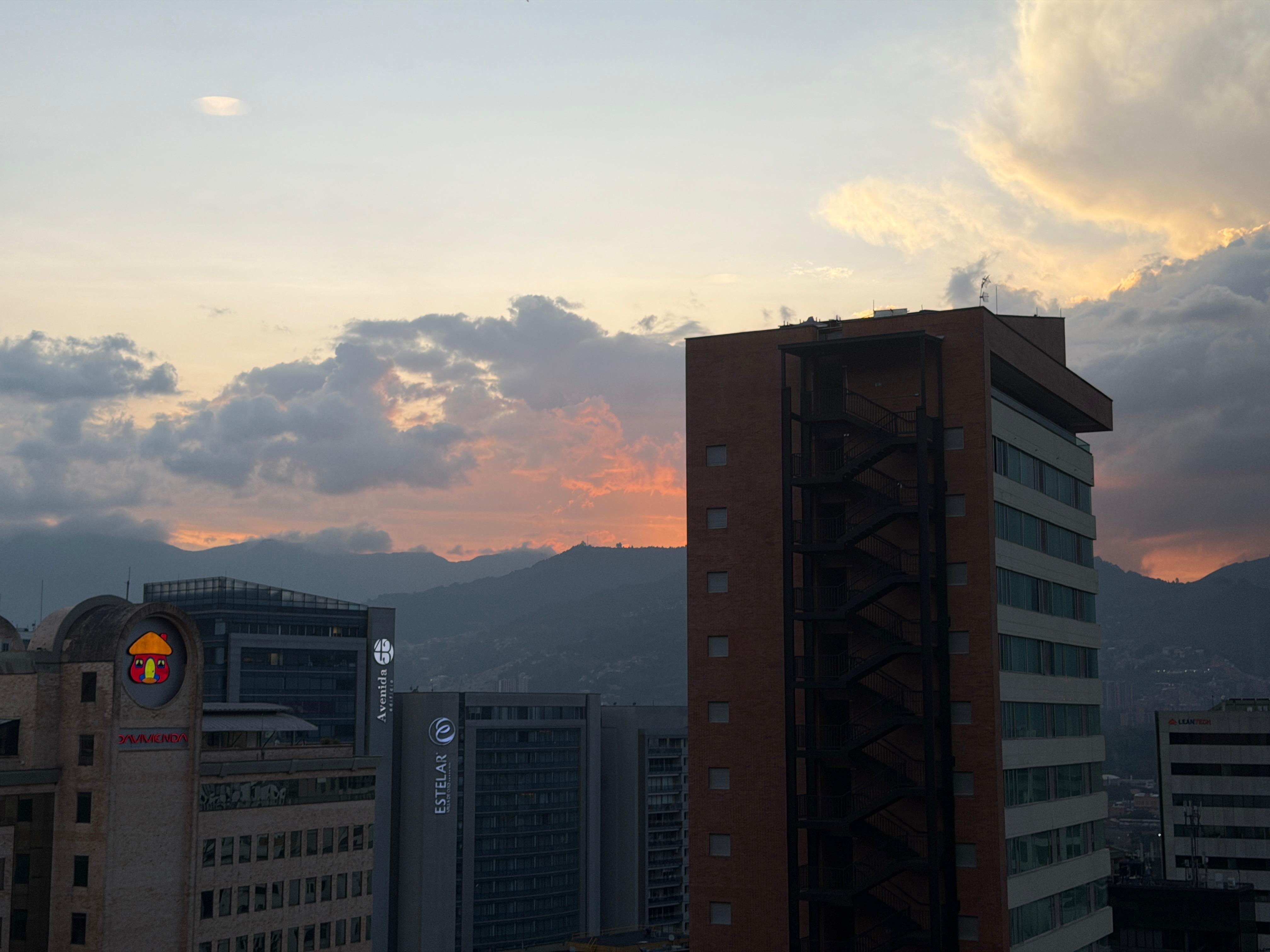 view from the bedroom window