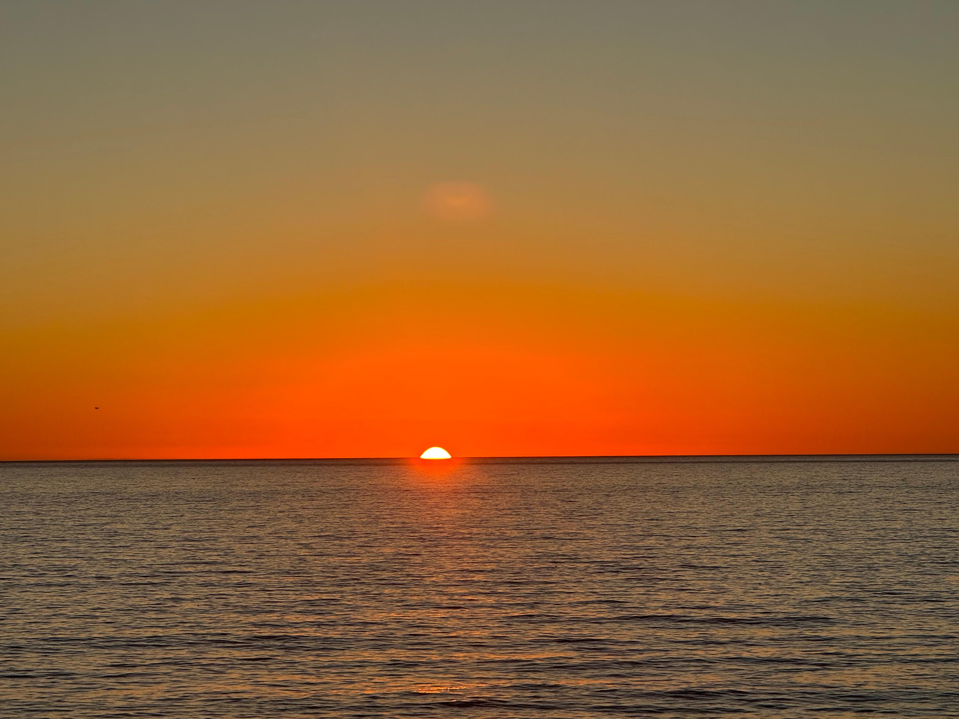Sunset from the deck