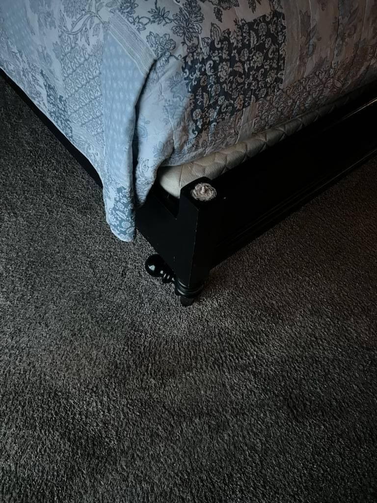 missing post cover and screw sticking up