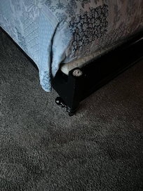 missing post cover and screw sticking up