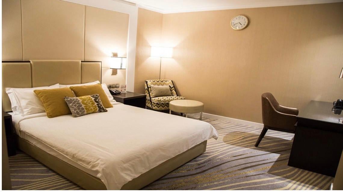 I forgot to take a picture of the bed, I took videos of the room this is from the website but I stayed in a room just like this. 