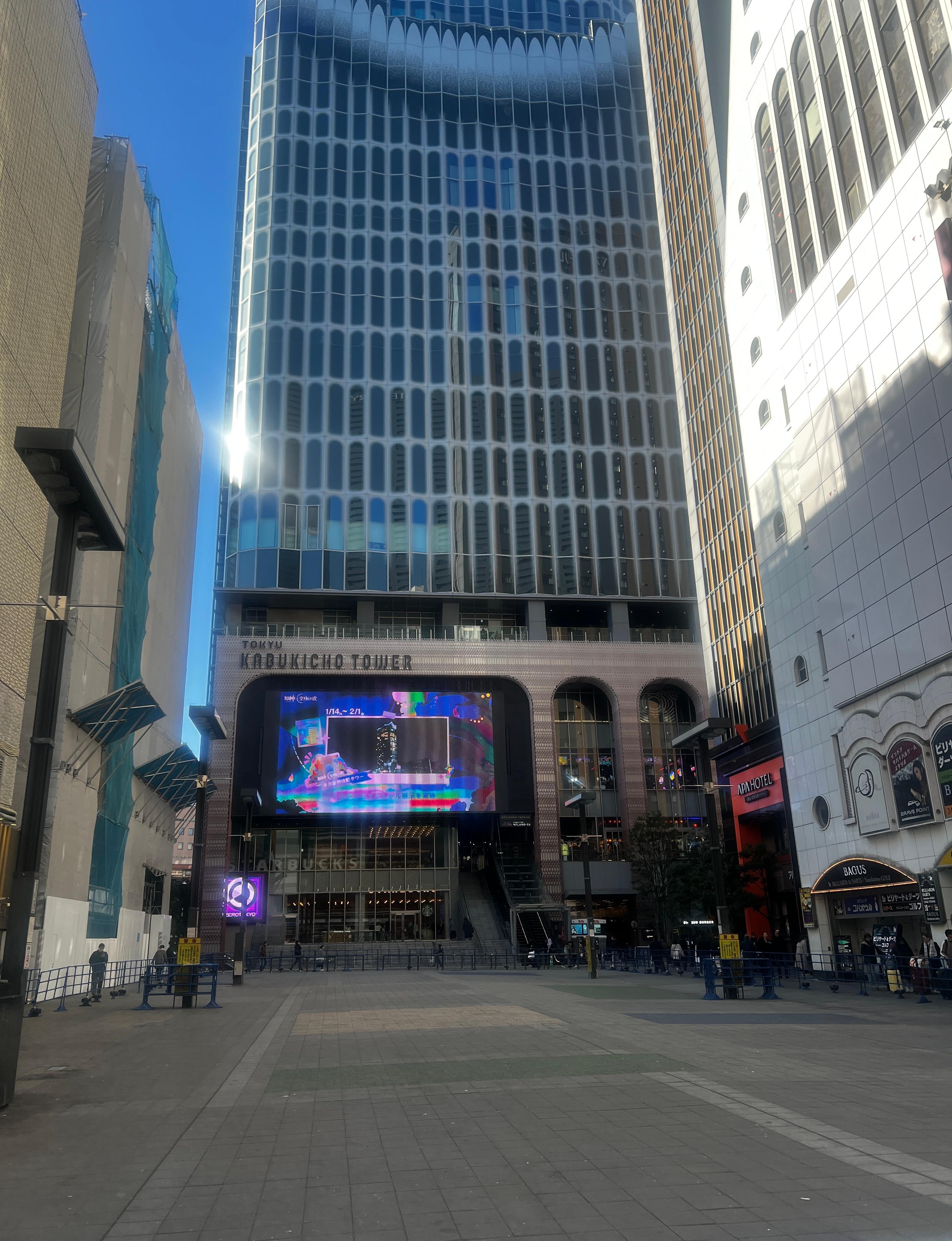 Outside of hotel accommodations 