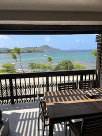 View of the view from the balcony.