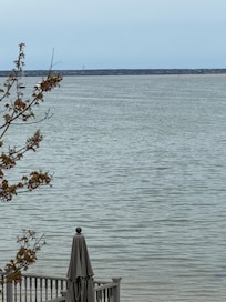 High tide from the deck