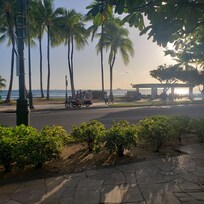 Beach across from the Waikiki Circle Hotel