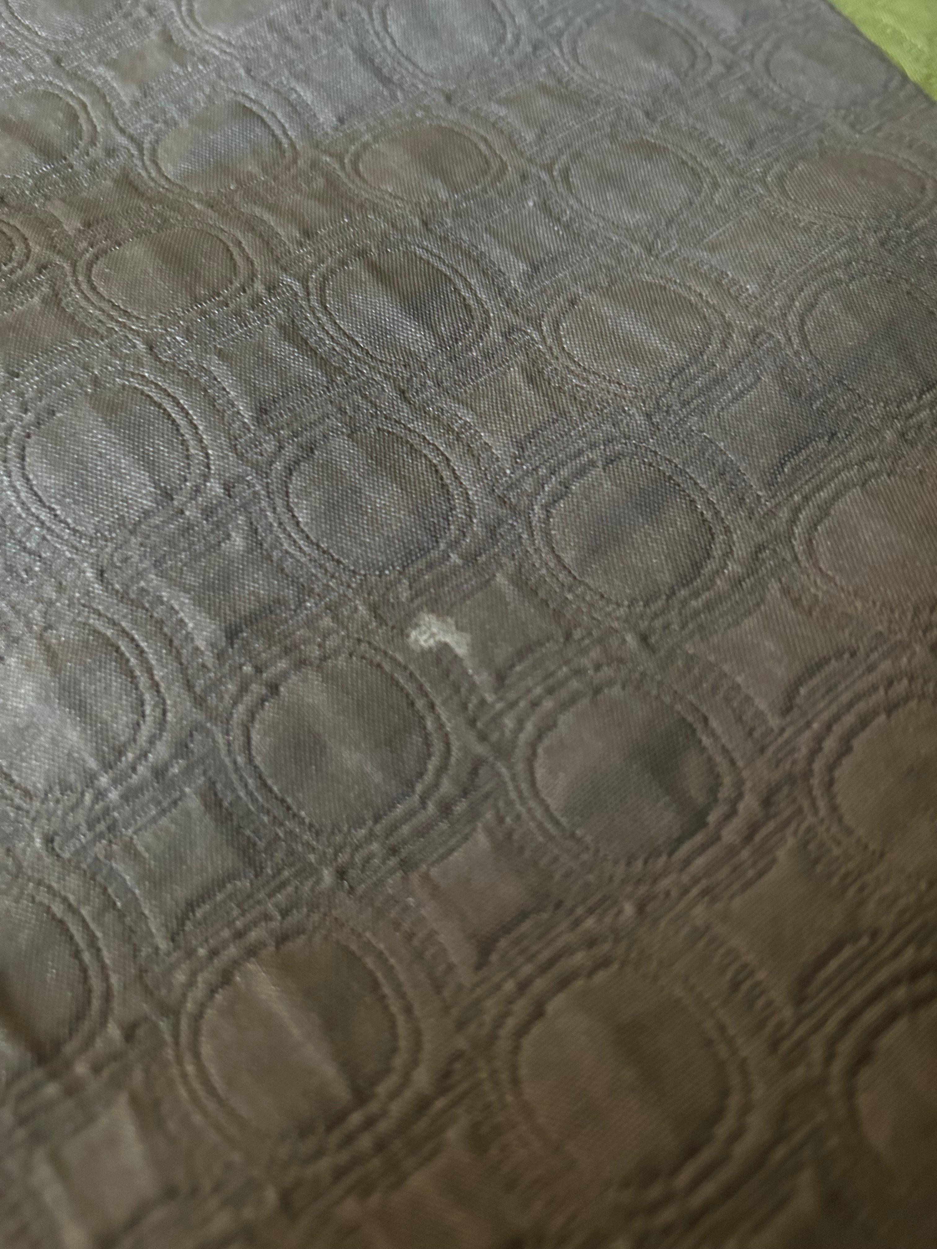 Something on the bedspread…