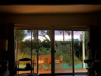 Sunrise photo from inside