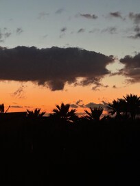 Sunset views from unit balcony