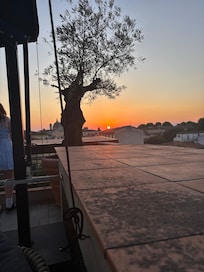 Sunset from rooftop