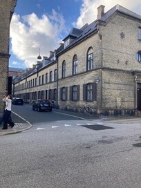 The street of the apartment