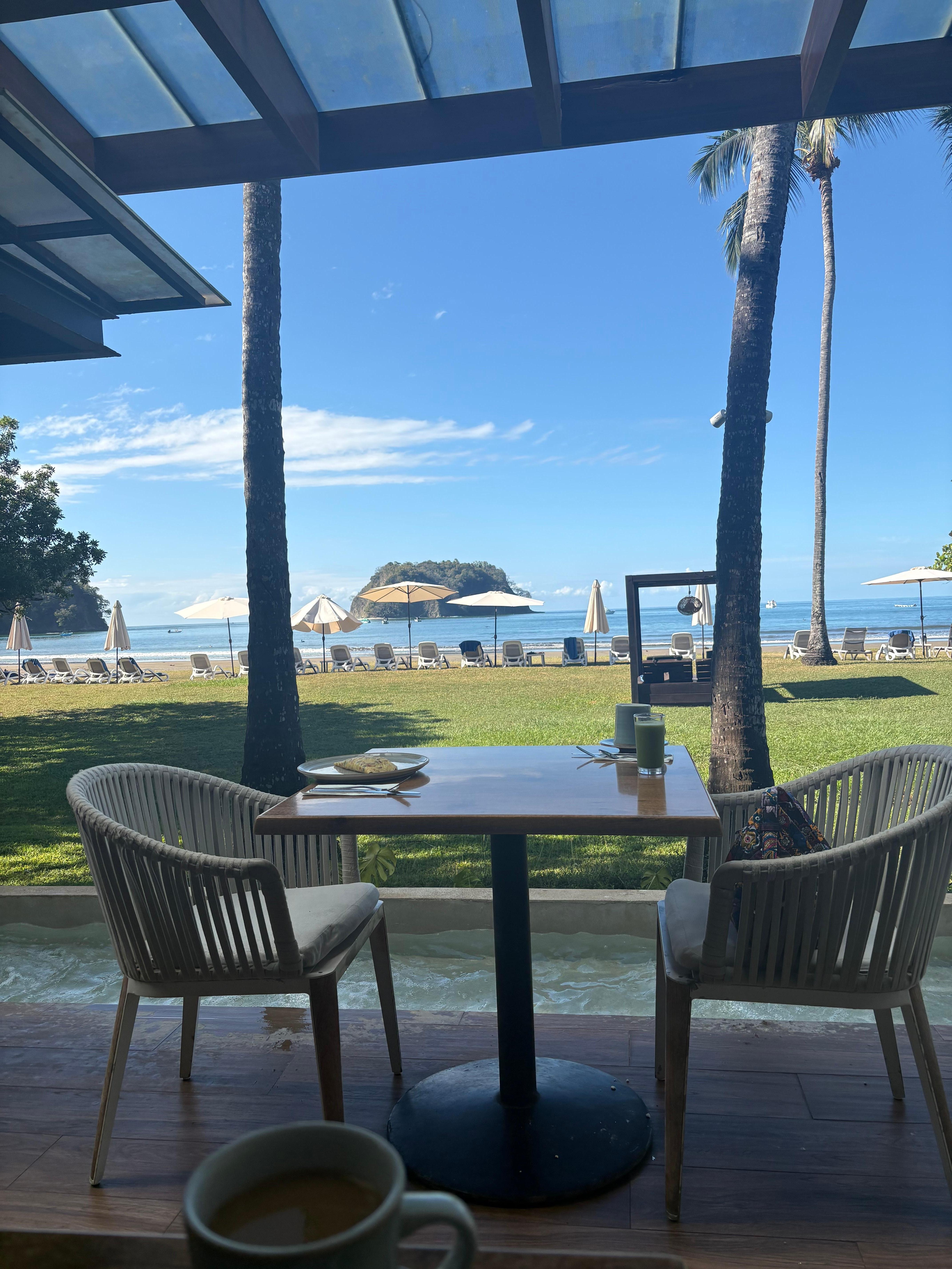 View from morning breakfast 