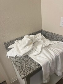 dirty towels