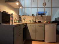 Kitchen with everything you need included spices.