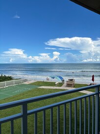 The view from the balcony
