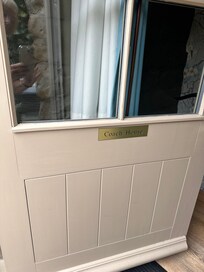 Front door, very welcoming