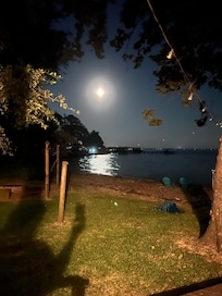 Picture does not do justice for the Moon over the water