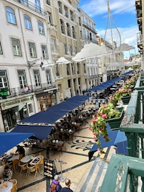 From the hotel room.