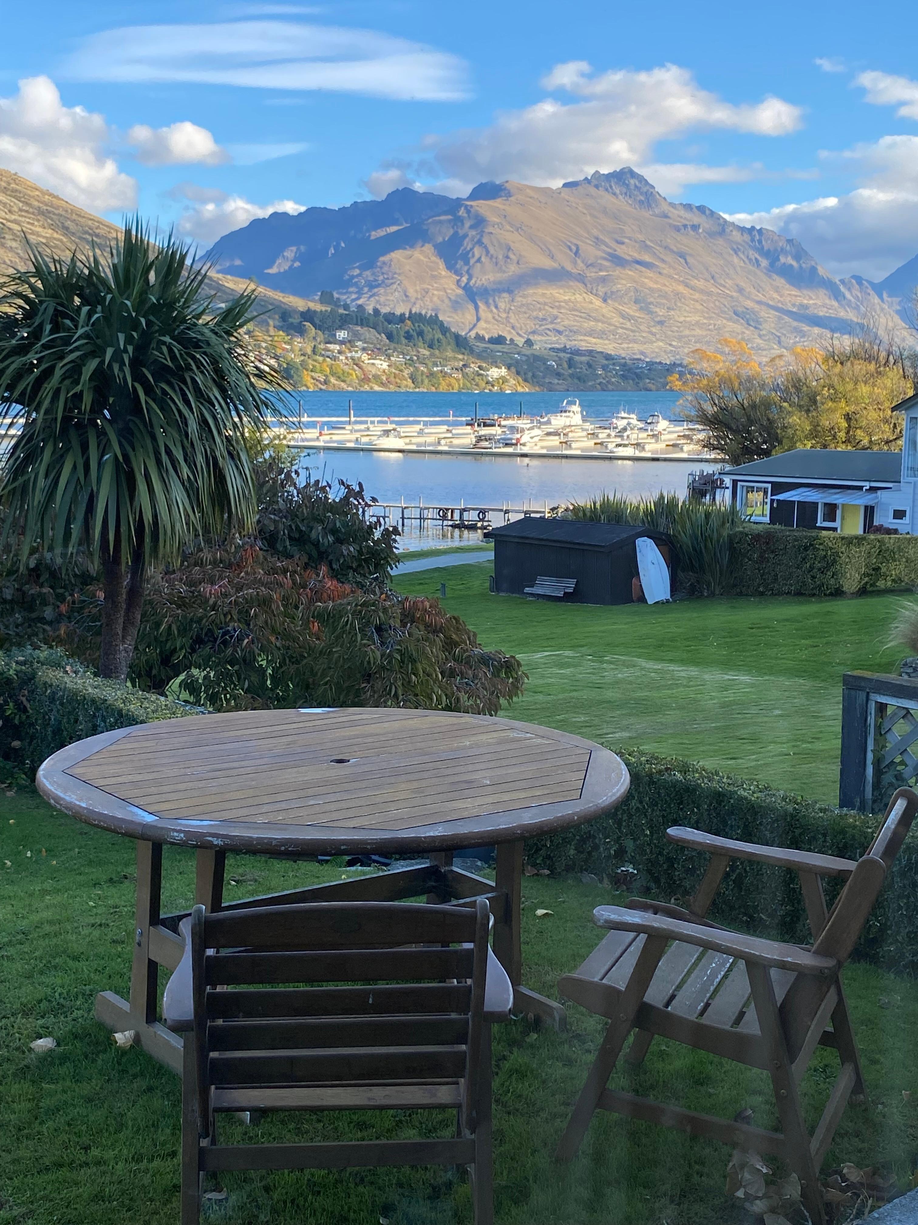 Taken from front door looking towards the marina