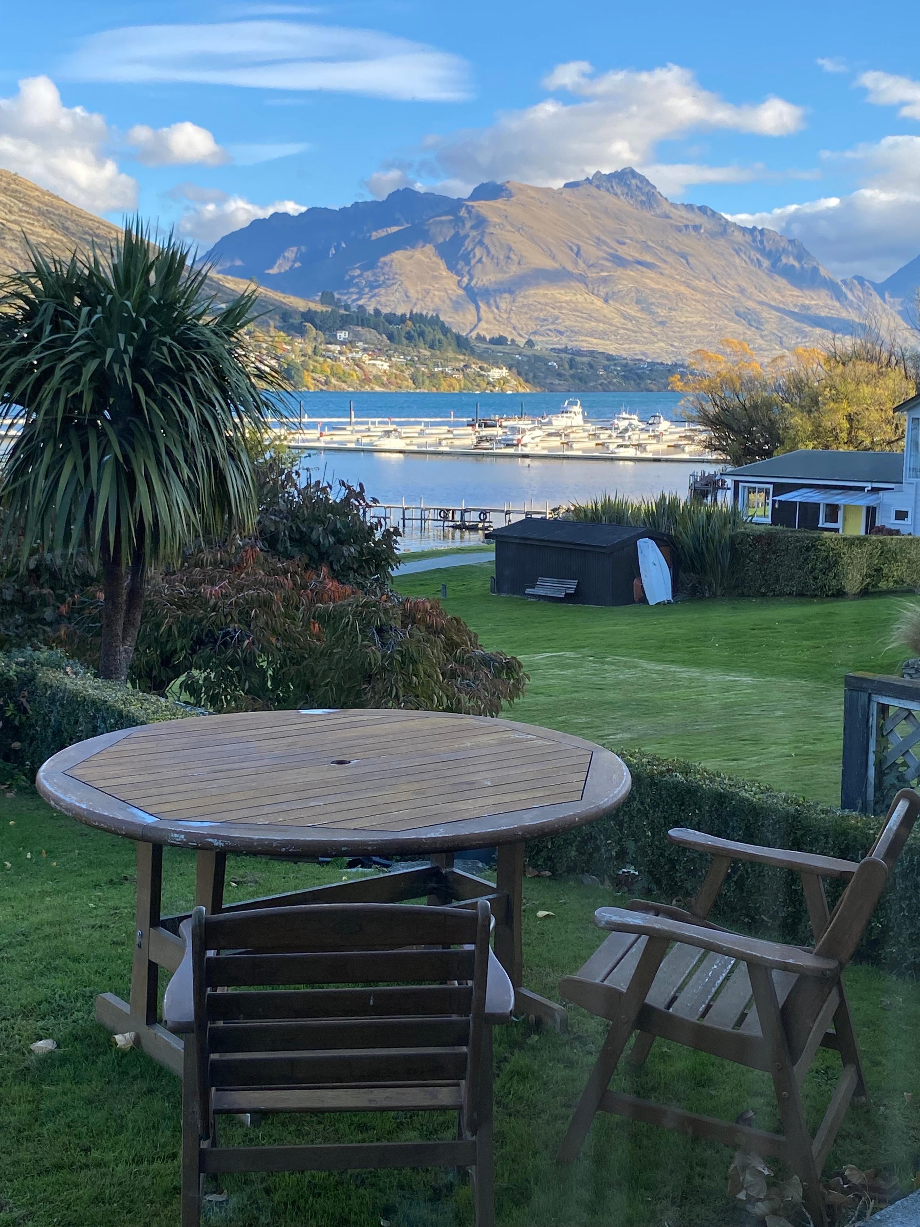 Taken from front door looking towards the marina
