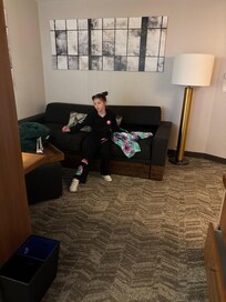 Couch sleeps 2 with trundle