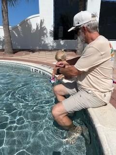 baby pool fun!