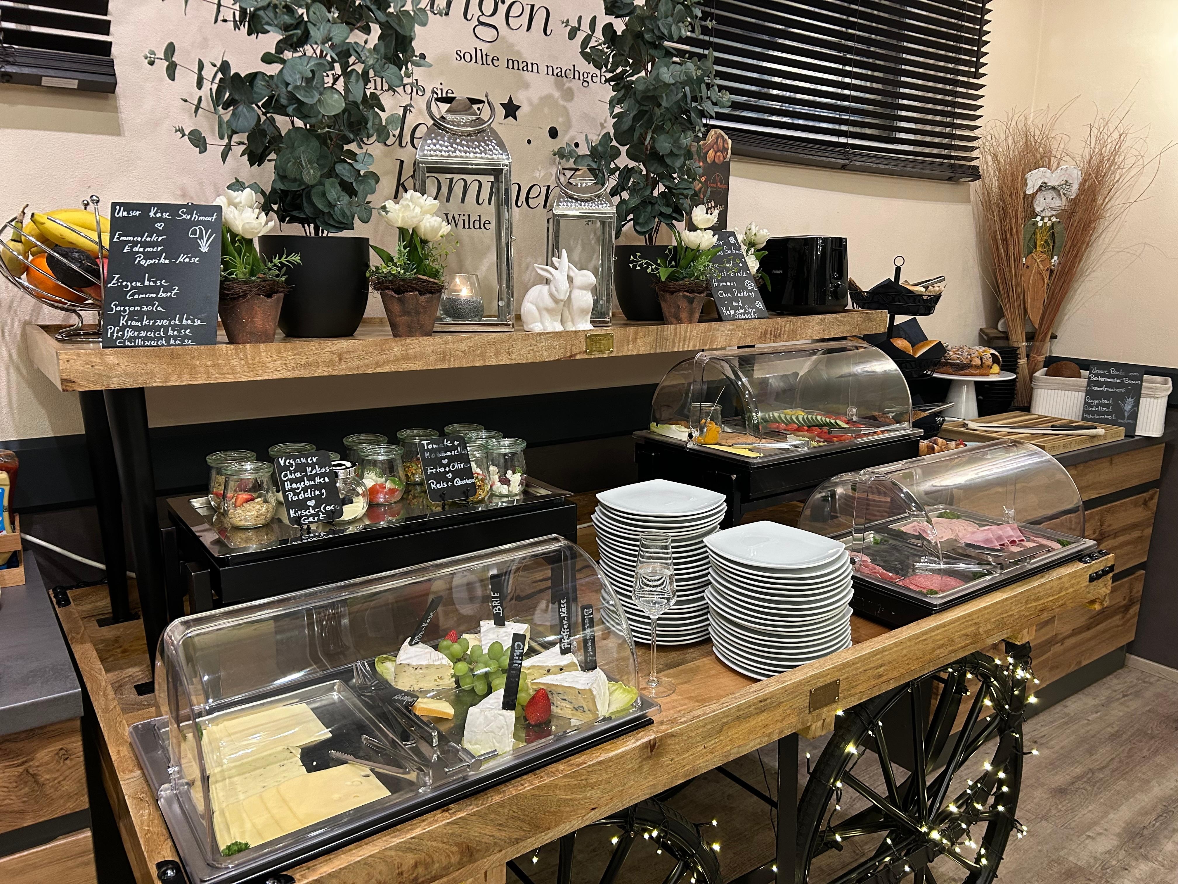 Only part of breakfast buffet. 