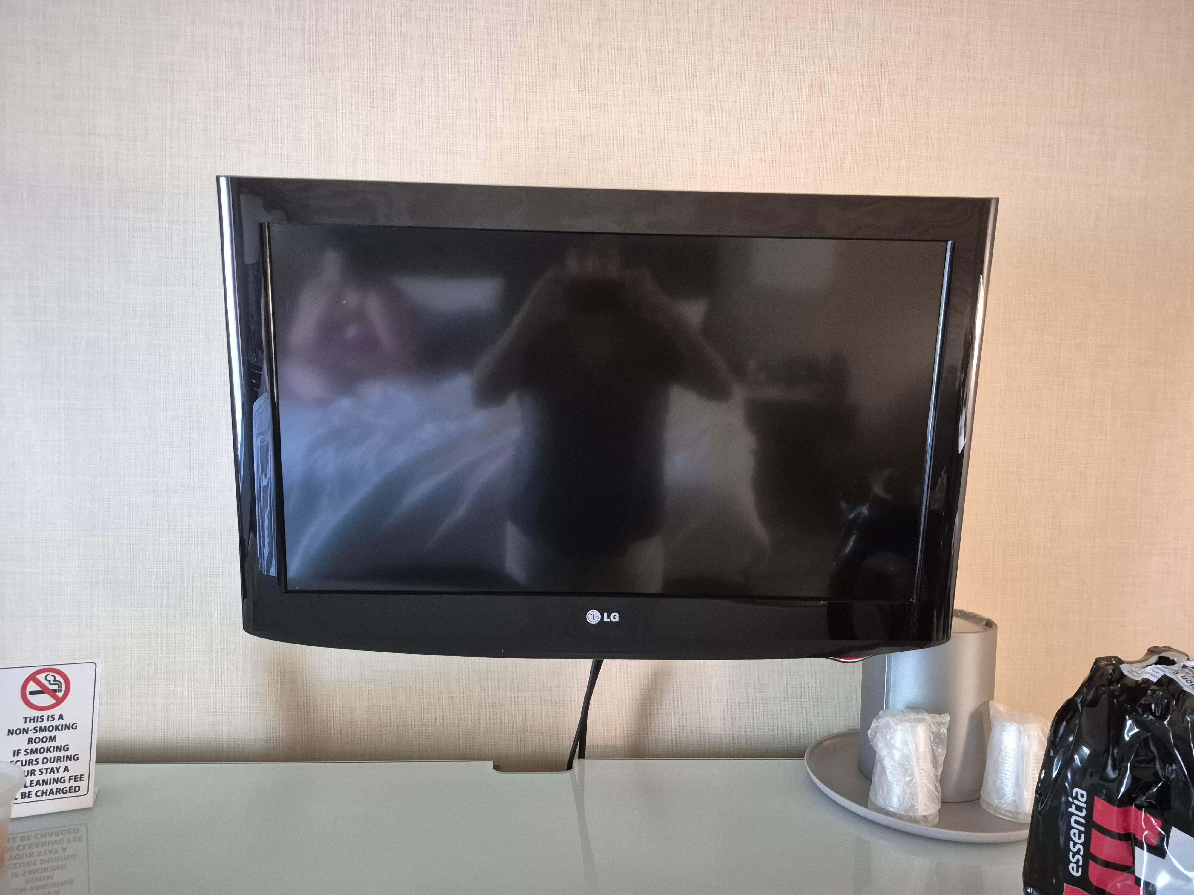 The television must be 15 years old. My computer screen is bigger...ridiculous.  Not a smart TV, limited channels