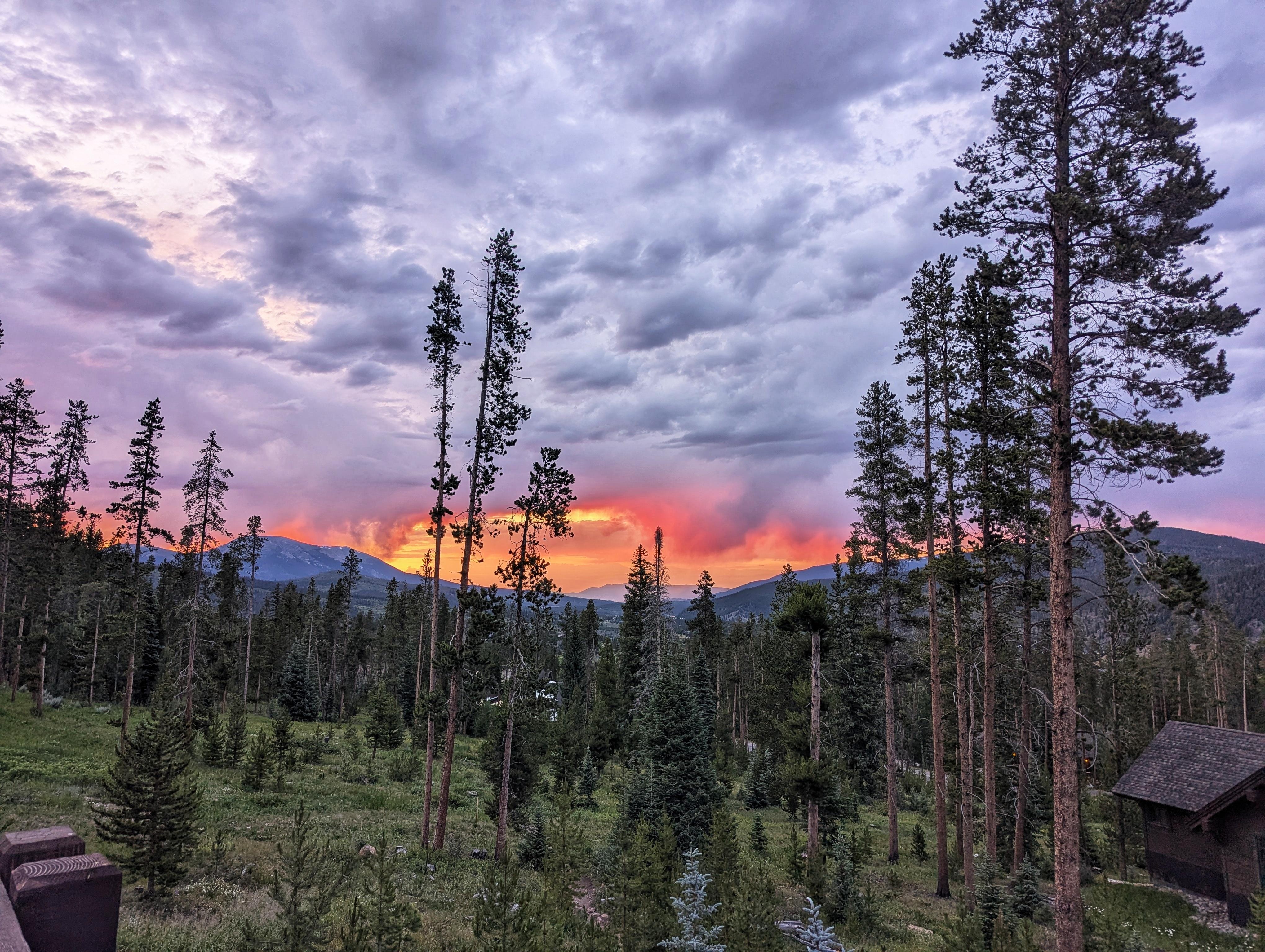 Our last night on the deck.