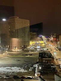 View from my room at night