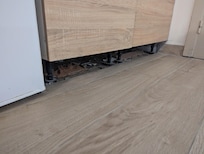 Cupboard with panel missing