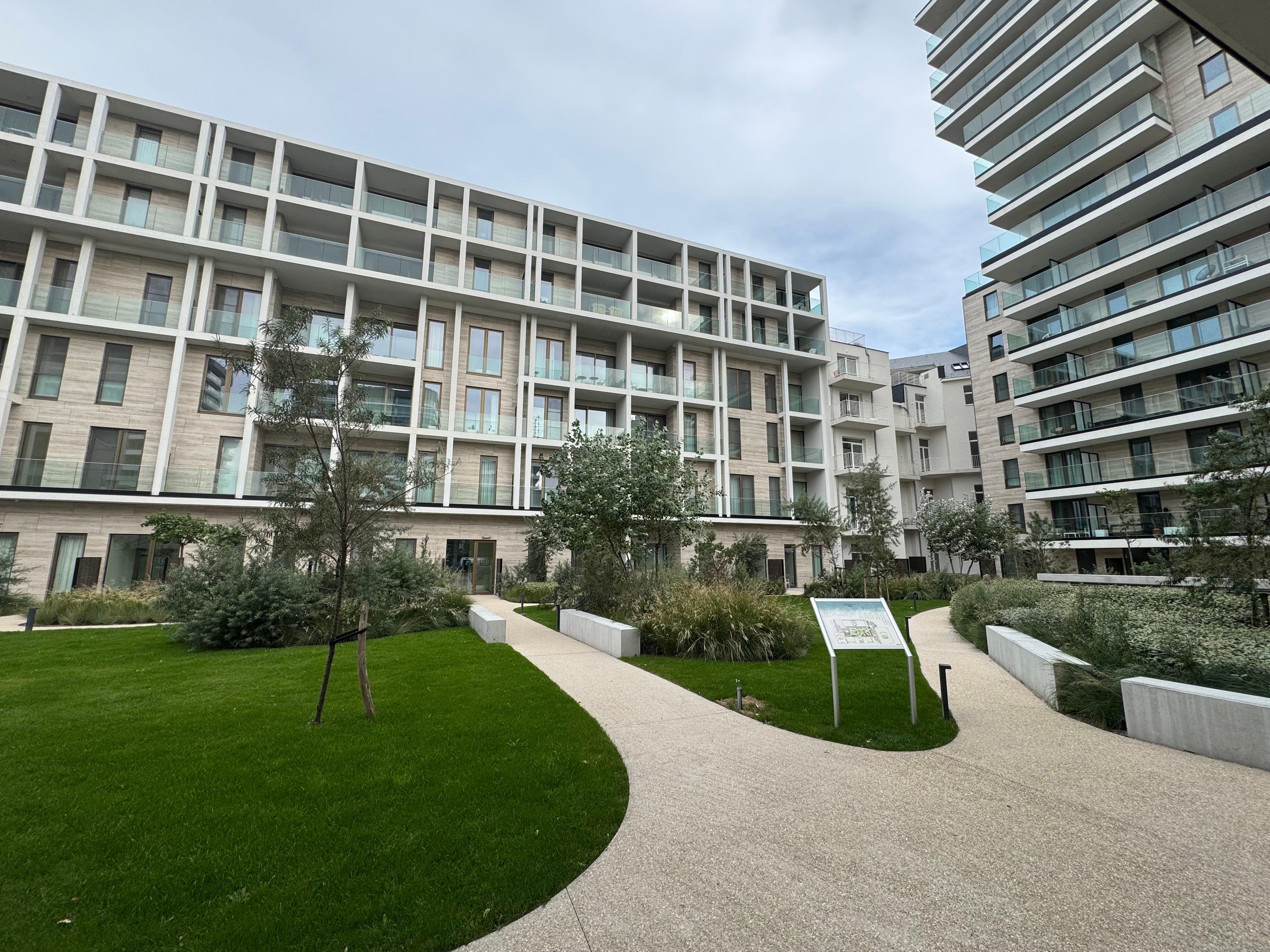 Inner courtyard and entrance to unit