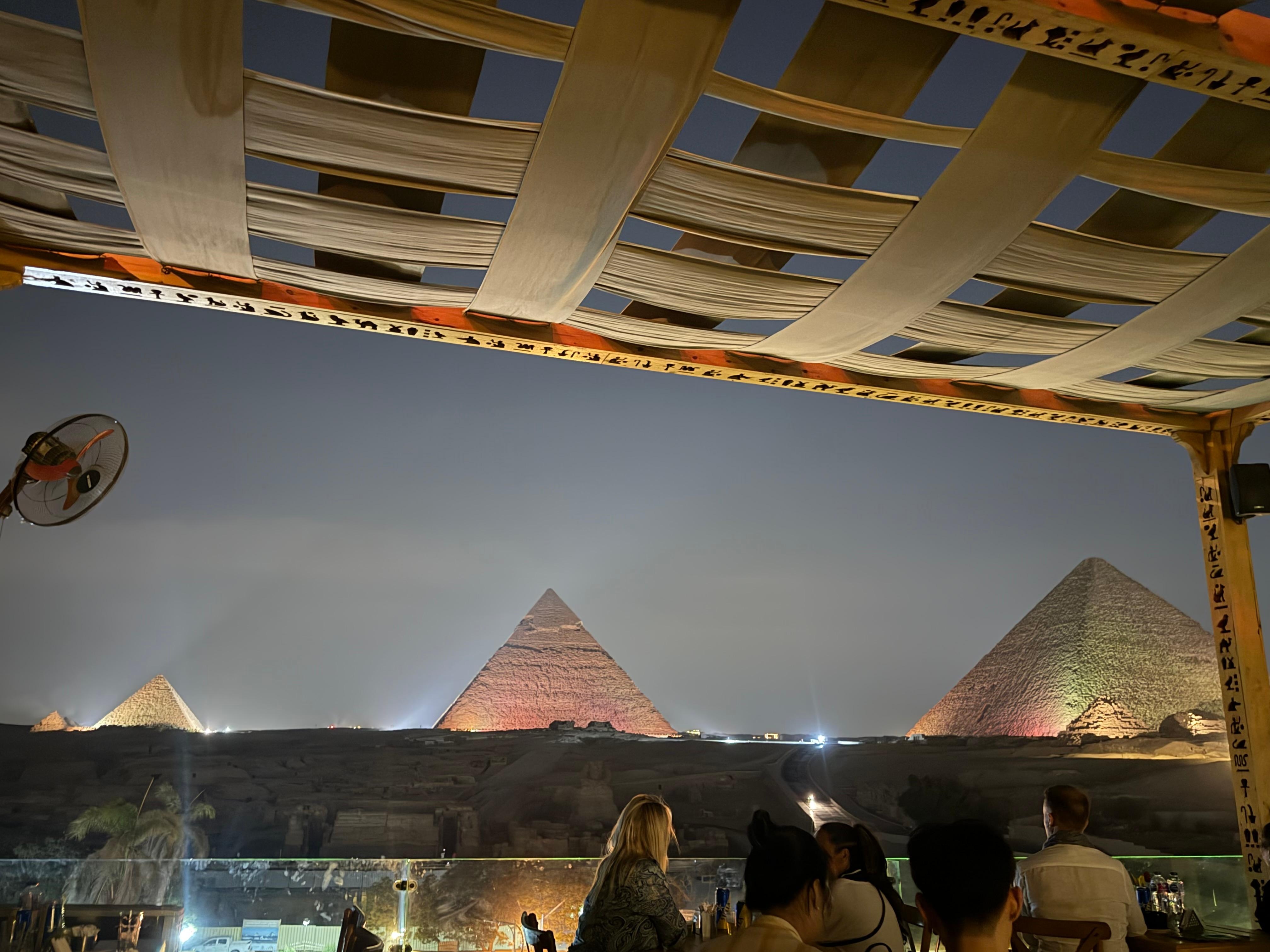 Night View at restaurant on roof