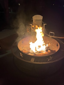 Firepit is a nice touch