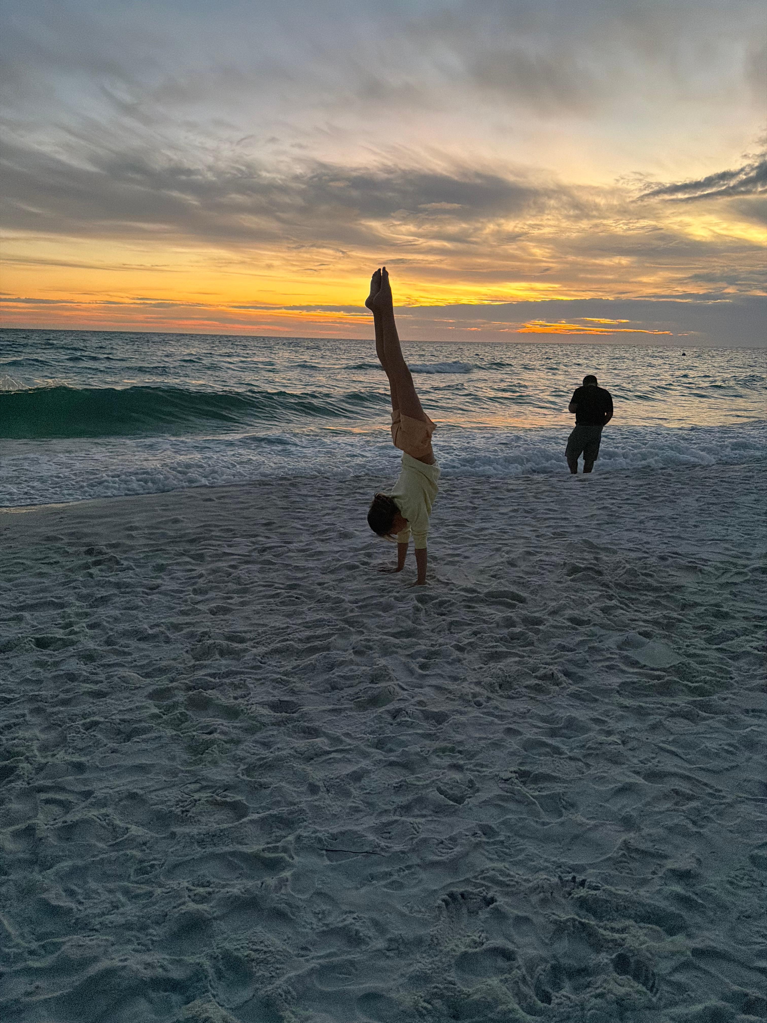 Short walk from room to up close sunset view!