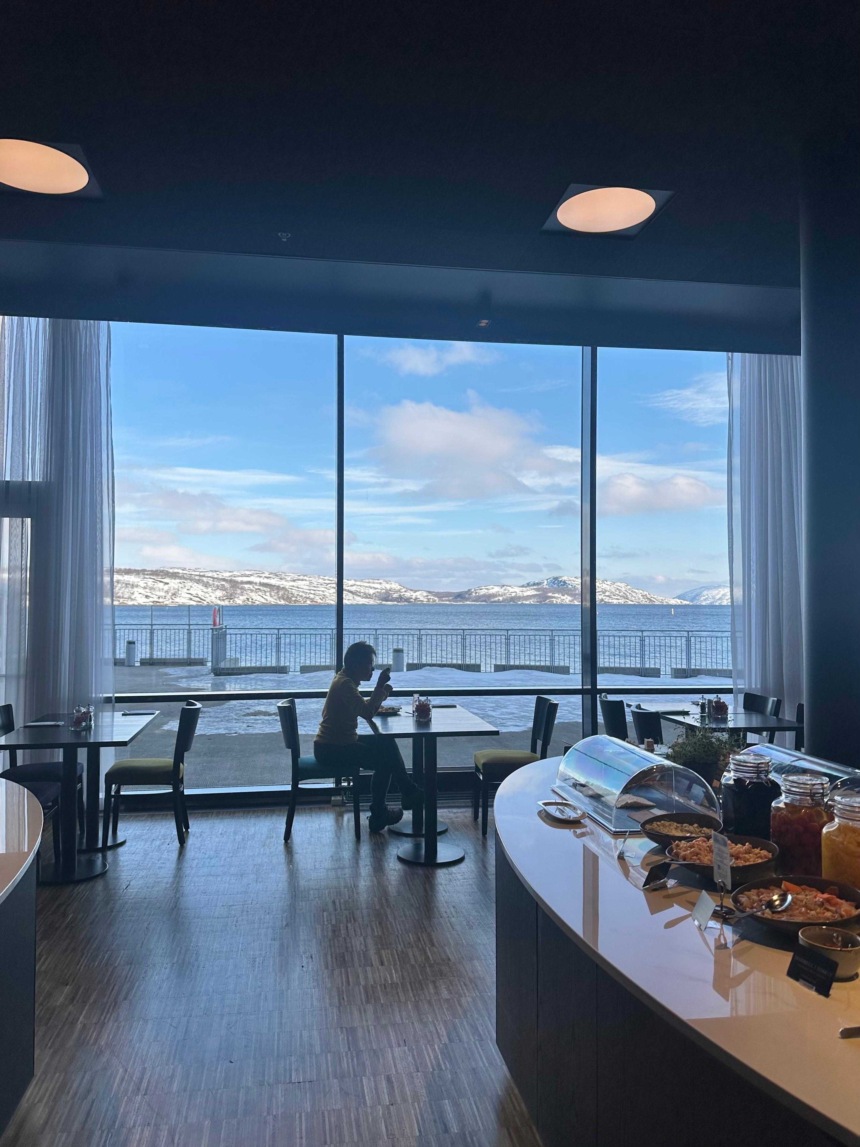 Breakfast with a view