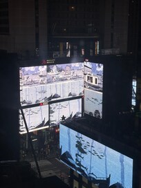 Midnight Moment from the comfort of our room.