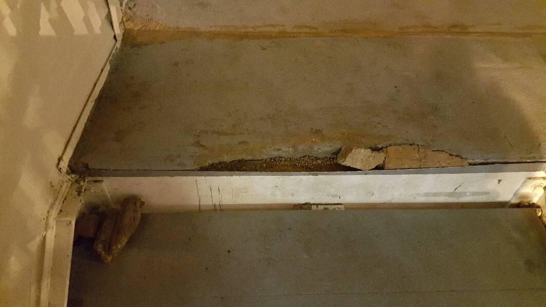The broken stairs