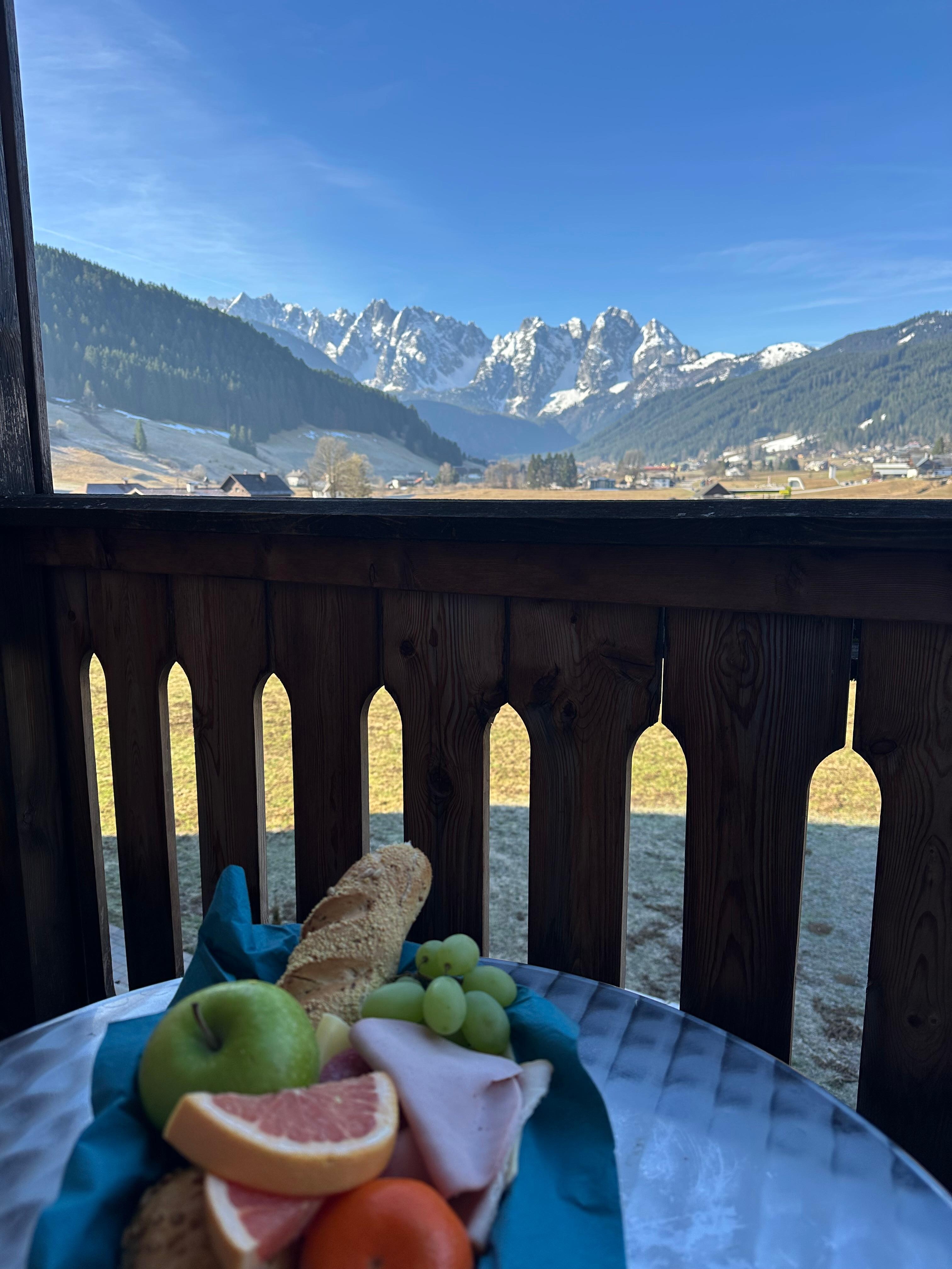 The Alps views are stunning 