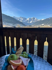 The Alps views are stunning