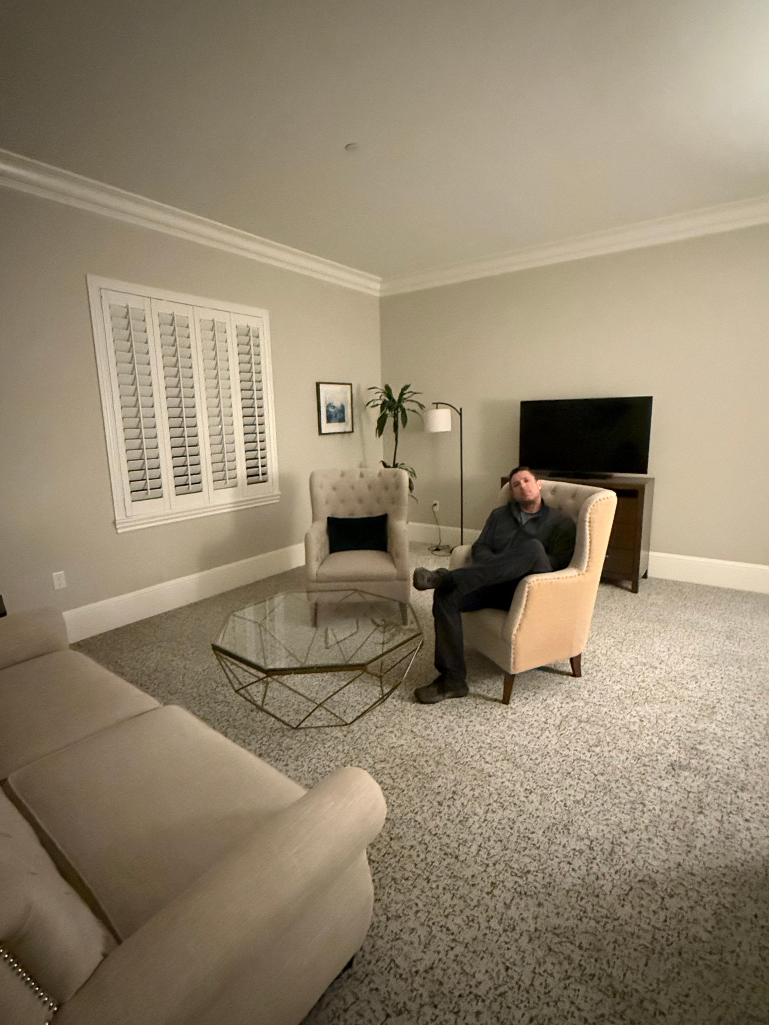 Sitting area in our suite. 