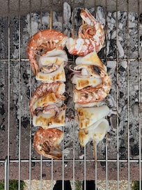 Just some of the fabulous seafood available locally
