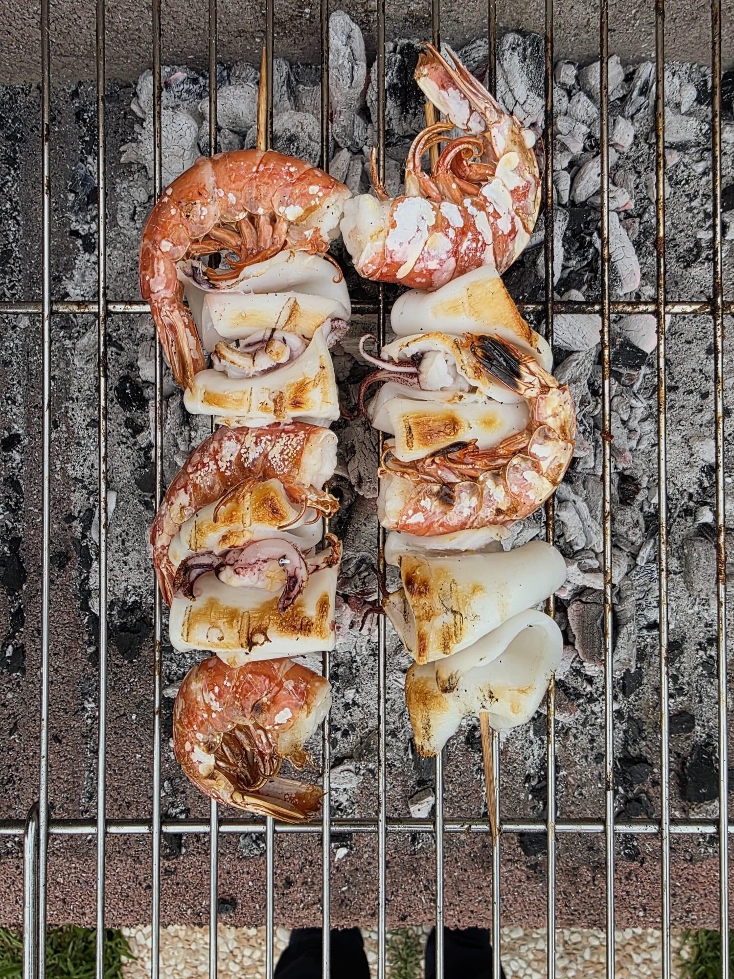 Just some of the fabulous seafood available locally