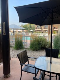 Patio and pool