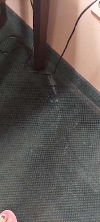 Questionable white stains