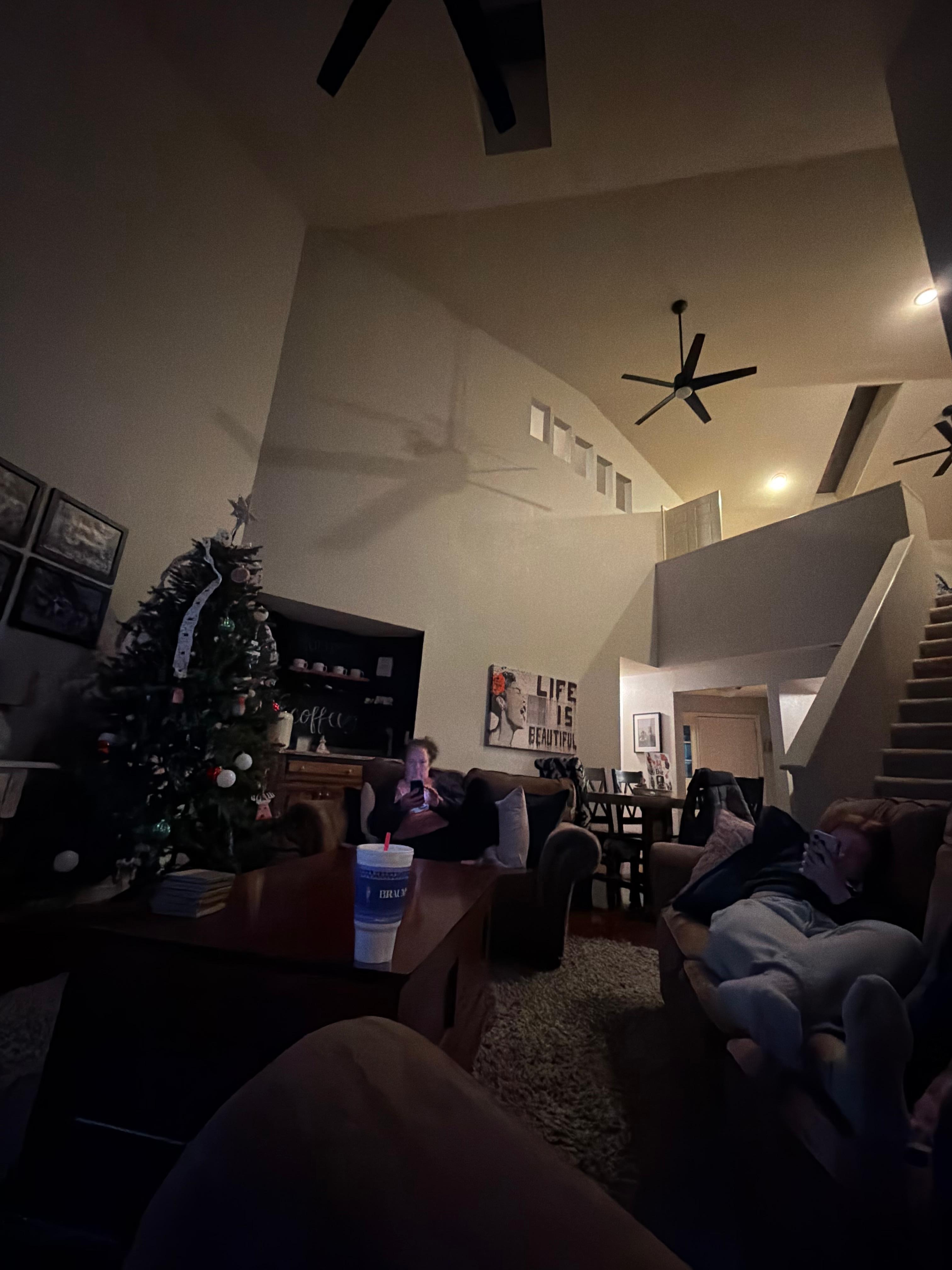 Relaxing in the living room!