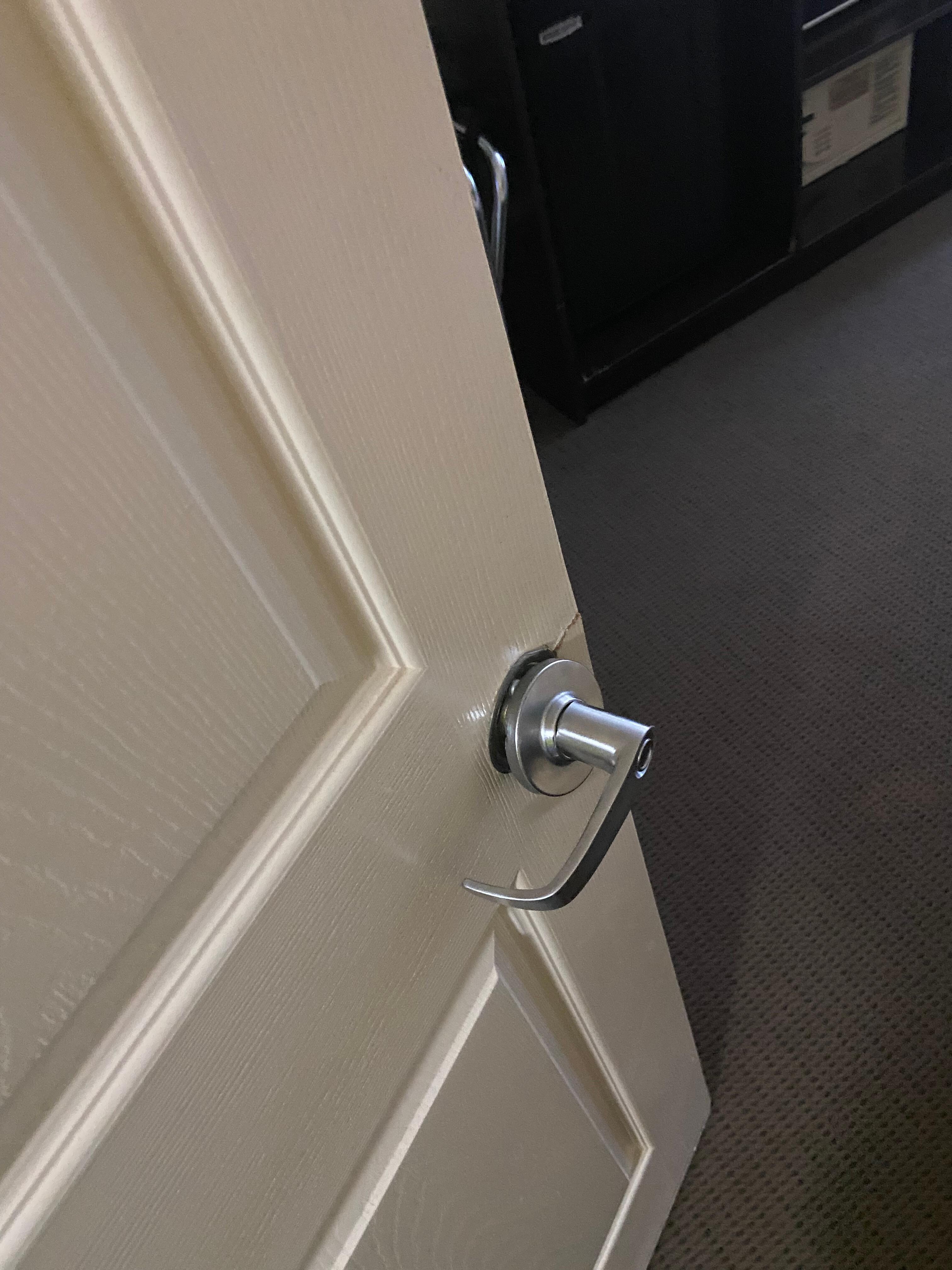 Broken door handle