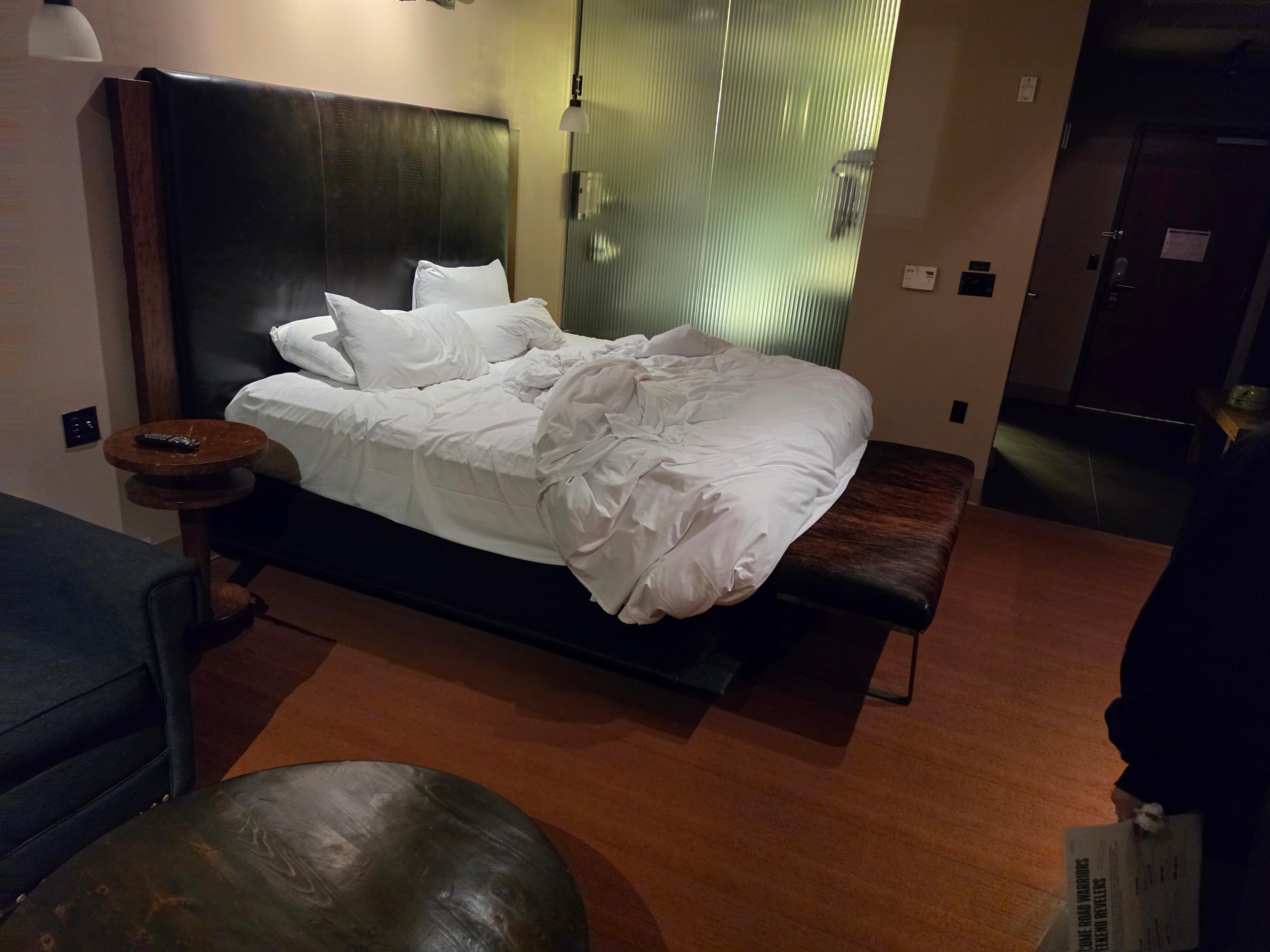 Dirty Room on arrival