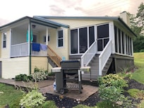 entrance from driveway