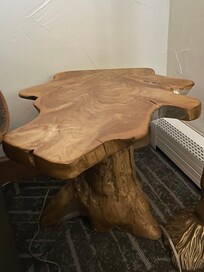 End table by the couch