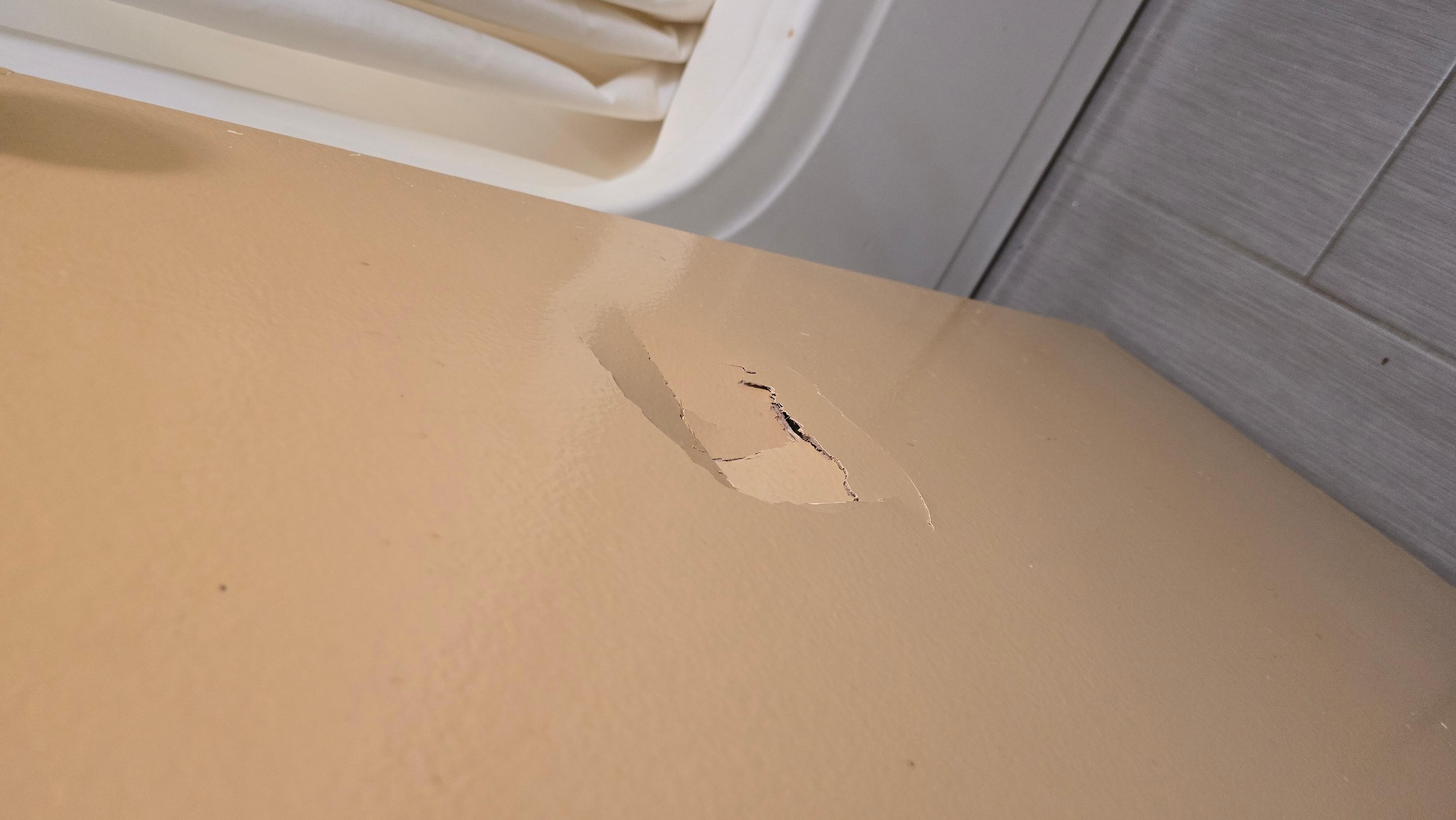 Punched wall